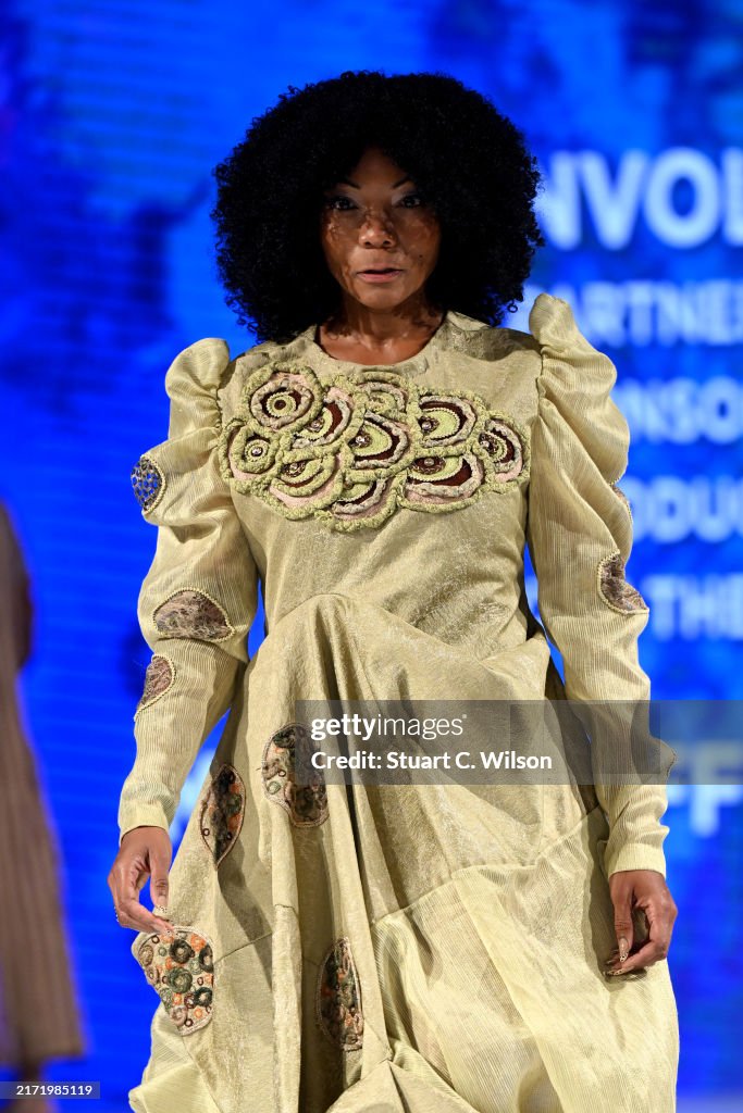 Evergreen Jacquard Sustainable Gown